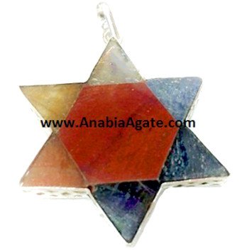 Star Shape Chakra Pendant - Unique Spiritual Jewelry