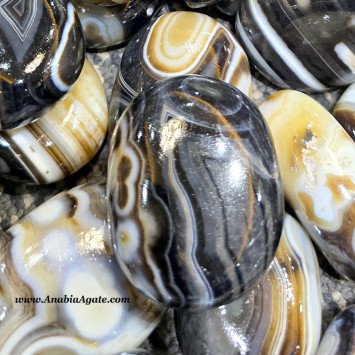 Sulemani Agate Palm Stones - Natural Healing Crystals for Balance and Calm