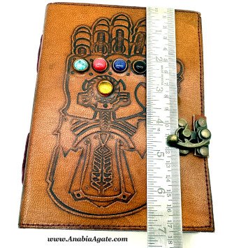 Thanos Gauntlet Printed Leather Journal – Unique Marvel Collectible