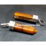 Tiger Eye Cap Pencil Pendant - Exquisite Natural Stone Jewelry