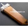 Tiger Eye Flat Stick Pendant | Handcrafted Gemstone Jewelry