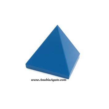 Turquoise Blue Crystal Pyramid - Healing & Decorative Gemstone
