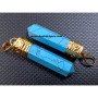 Turquoise Golden Cap Pencil Pendants | Handcrafted Jewelry
