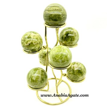 Vesuvianite Crystal Gemstone Balls – Unique Healing Crystals
