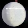 White Selenite Ball - Natural Healing Crystal for Meditation and Energy Cleansing