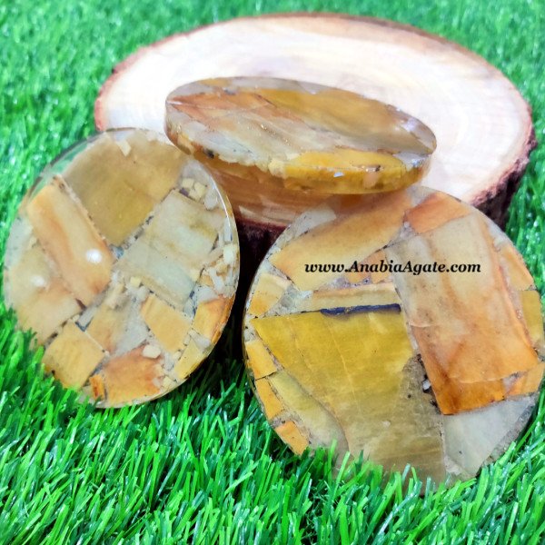 Yellow Aventurine Orgone Coasters Wholesale