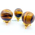 Yellow Tiger's Eye Balls - Exquisite Gemstone Spheres